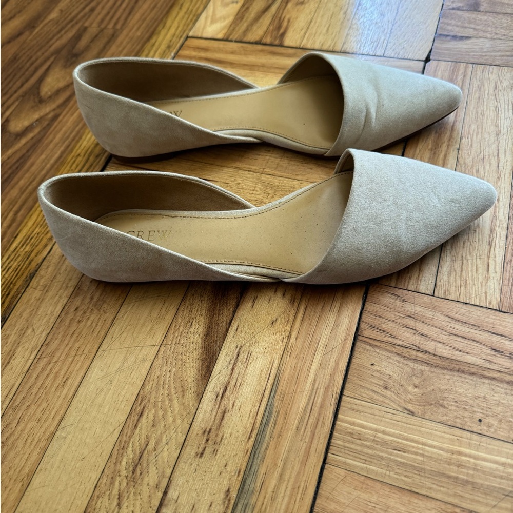 J Crew Zoe d’ Orsay flats.